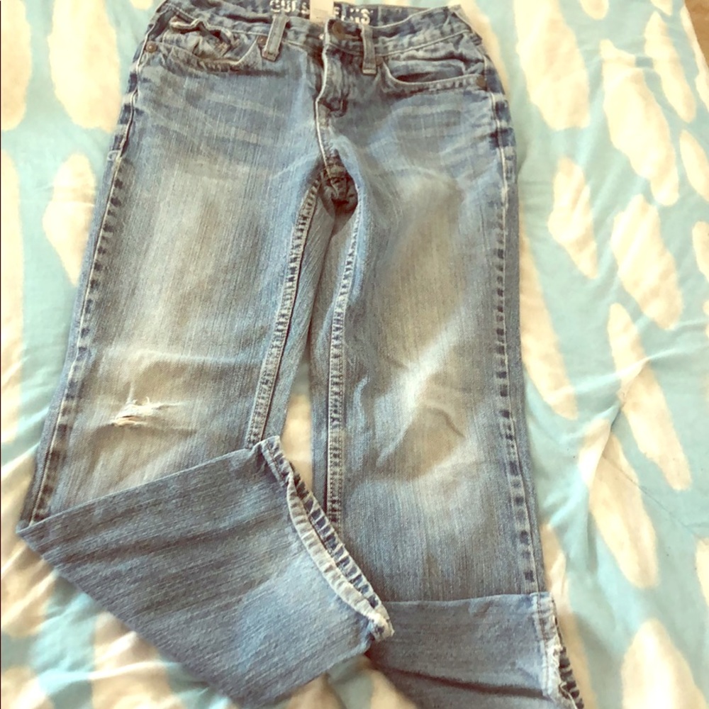 Boy’s Guess distressed denim jeans
